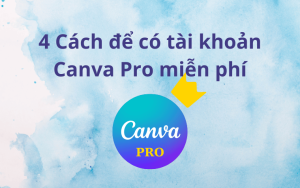 Tài khoản canva pro miễn phí