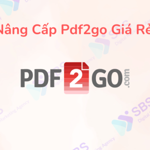 Nâng cấp PDF2Go giá rẻ 1 năm